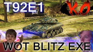 T92E1 WOT BLITZ EXE МЕЛКИЙ ПТУР