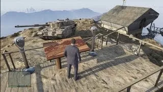 GTA5: Driving Tanks off Mt. Chiliad