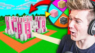 BUDUJE BAZE dla WIDZA, ale KOŁO FORTUNY DECYDUJE XD | Minecraft Extreme