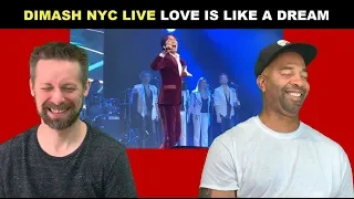 Dimash REACTION Live in New York City Oct 26 2019 Love is Like a Dream