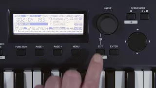 KORG KROSS 2 - Aufzeichnen einer MIDI Sequenz (Offizielles Produktvideo 6/8)