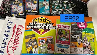 2023 mega mystery football power box and collectible card club
