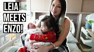 Sister Meets Baby Brother For The First Time!