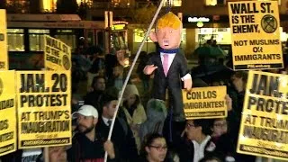 Demonstrators across U.S. protest against President-elect Trump