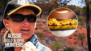 Ted & Lecky Mahoney Discover Gold Within MINUTES Of Mining | Aussie Gold Hunters