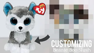 Beanie Boo Custom: Customizing Slush! BEST CUSTOM EVER! New Beanie Boo!