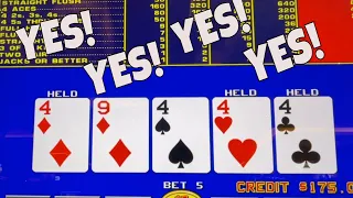 Getting Multiple Four Of A Kinds on Video Poker Medley. O Yeah!