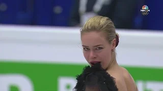 2017 Europeans - Anna Pogorilaya SP NBCSN HD