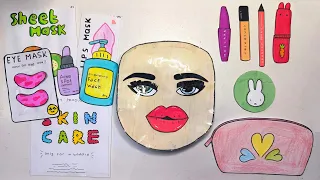 [🍅 Paper diy 🍅] Roblox Baddie Skincare and Makeup Blind Bag 💄💋 로블록스 스킨케어 및 메이크업  블라인드백 | ASMR💅🏼