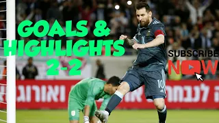 ARGENTINA vs URUGUAY - Highlights  & Goals  (2-2) argentina vs uruguay 2019 highlights