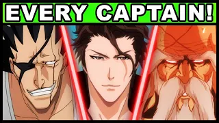 All 24 Bleach Captains and Their Powers Explained! (Every Gotei 13 Captain in Bleach)