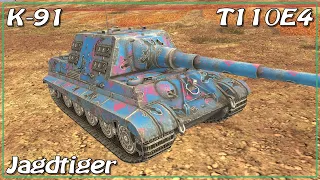 K-91 • Jagdtiger • T110E4 • WoT Blitz *SR