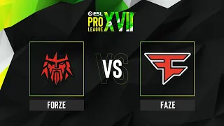 forZe vs. FaZe - Map 3 [Mirage] - ESL Pro League Season 17 - Quarter-final