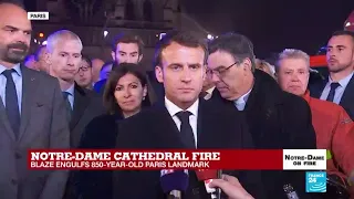 Macron on Notre Dame: 'This cathedral will be rebuilt'