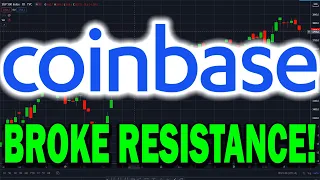 COIN: Coinbase Is On FIRE! COIN Stock Broke Major Resistance! What to Expect Next?