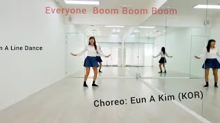 Everyone Boom Boom Boom / Easy Beginner Line Dance (에브리원 붐붐붐) #워밍업하며 익히는 라인댄스 기본스텝