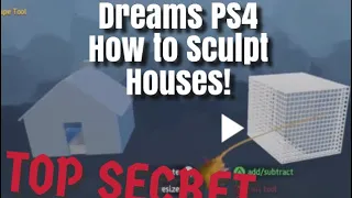 Dreams PS4/PS5 How To Sculpt House Tutorial (house sculpture tutorial)