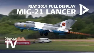 MiG-21 Full Display RIAT 2019