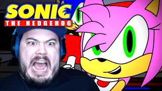 AMY WANTS TO BONK ME WITH HER HAMMER!! | Random FNAF Fan Games! (Sonic Edition)