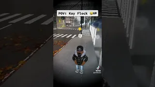 (ROBLOX) KAY FLOCK IN BRONX SHOOTOUT? 😱🔥 #shorts