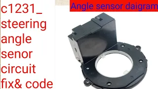 Toyota C1231 Steering Angle Sensor Circuit  fix& code Urdu/Hindi