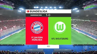 Bayern Munchen 1-0 VFL Wolfsburg | PS5 Gameplay