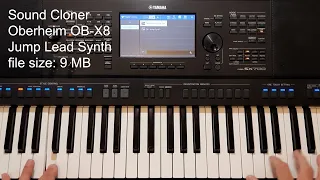 Van Halen Jump Lead Syn Oberheim OB-X8 , is on a yamaha PSR SX700. Voice expansion for PSR & Genos.