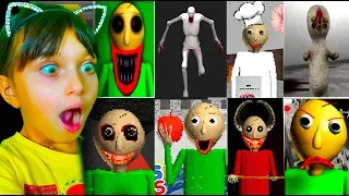 СКРОМНИК SCP в школе БАЛДИ! Какой БАЛДИ КРУЧЕ! Лучшие BALDI! Back to School Baldi's Basics Валеришка