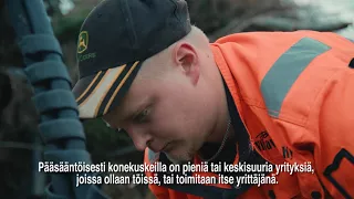 100 ammattiosaajaa - Metsäkoneenkuljettaja