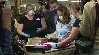 130-year time capsule found in US Civil War statue was not as expected