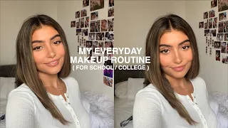 My Everyday College Makeup Routine 2019 | Yaz Caramanli