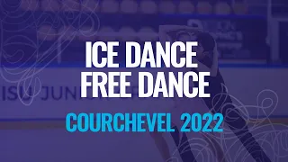 PHAM / ROGERS (USA) | Ice Dance Free Dance | Courchevel 2022 | #JGPFigure