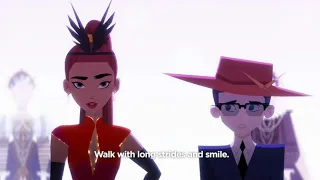 Walk with longs Strides and Smile | Carmen Sandiego