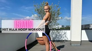 15MIN HIIT HIIT HULA HOOP WORKOUT