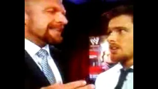 Brad Maddox Triple H And Stephanie McMahon Backstage Raw 7/22/13