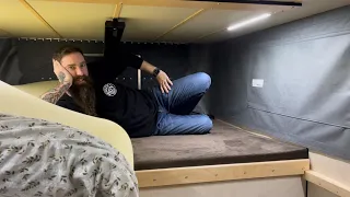 How to install the thermal pack in a four wheel camper.