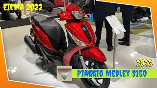 2023 Piaggio Medley S150 Walkaround EICMA 2022 Fiera Milano RHO