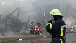 У Нововолинську трапилась масштабна пожежа на підприємстві «Пан Курчак»