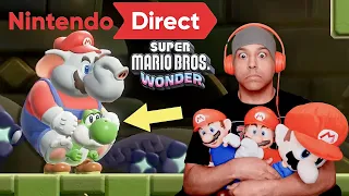 WHY DID THEY DO THIS TO YOSHI!? [Super Mario Bros. Wonder Direct 8.31.2023] [Reaction]