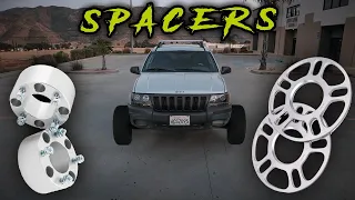 Installing Wheel Spacers on my Jeep Grand Cherokee | Jeep WJ