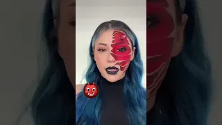 Emoji makeup challenge 🖤