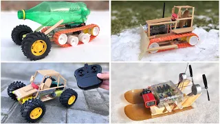 4 INCREDIBLE IDEAS FOR SNOW | 4 AMAZING THINGS YOU CAN MAKE AT HOME | DIY RC TOYS