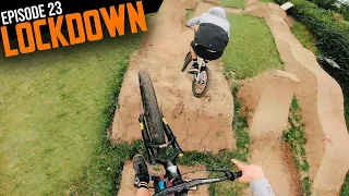 RIDING THE NEW BACKYARD DIRT JUMPS WITH BEN!! LOCKDOWN EP23