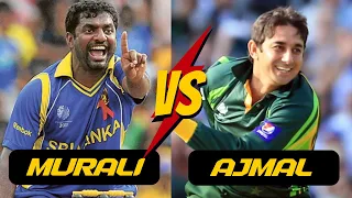Muralidharan vs. Saeed Ajmal - A Cricket Comparison