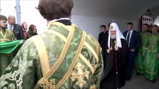 Orthodox Patriarch of Moscow enters Great Valaam Monastery