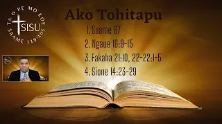 Ako Tohitapu - Lesoni 'o e Sapate 22 Mee 2022 - Saame 63, Ngaue 16, Fakaha 21 & 22, Sione 14:23-29