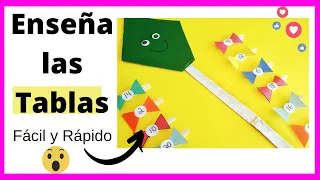 🤓🔢 Juego para Enseñar las Tablas de Multiplicar 💕 Manualidades para Aprender a Multiplicar