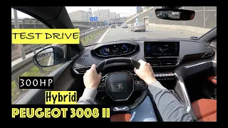 NEW 2021 Peugeot 3008 GT 1.6 HYBRID4 300HP AWD | POV TEST DRIVE | 0-100 ACCELERATION by #GearUp