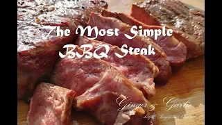 [2K] 가장 간단한 부채살 스테이크 - Most Simple BBQ Steak with ASMR