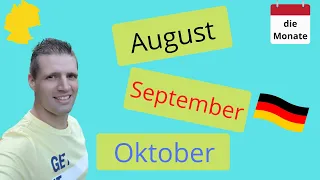 Learn German Months | Lerne die Monate auf Deutsch | KidsGerman